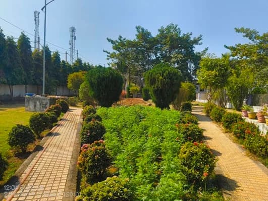 Lush green garden inside Government ITI Bolangir