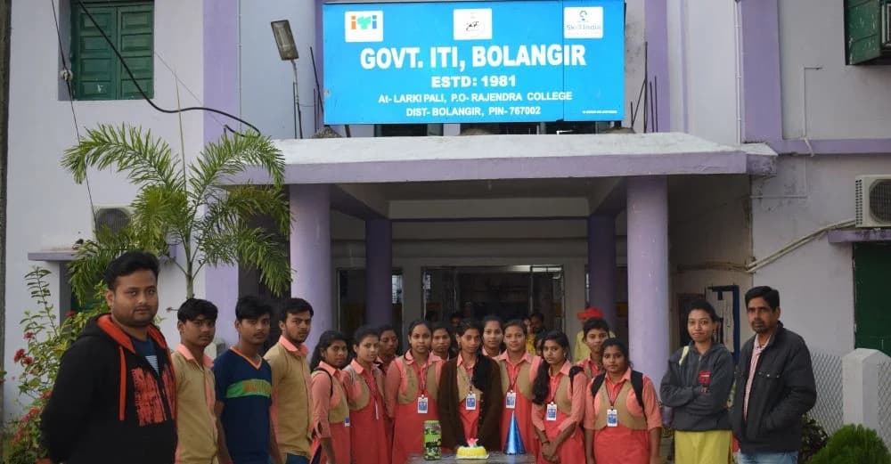 Trainees engaged in practical technical training